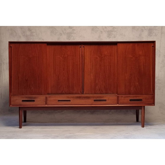 Image 1 of Enfilade vintage en teck par Kurt Ostervig pour Brande Mobelfabrik, Danemark 1950.