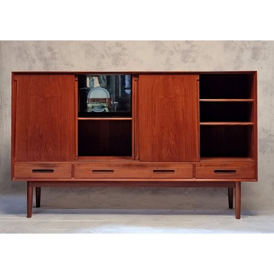Image 1 of Enfilade vintage en teck par Kurt Ostervig pour Brande Mobelfabrik, Danemark 1950.