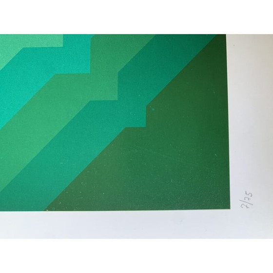 Image 1 of Photolithographie vintage de Jim Bird, 1972