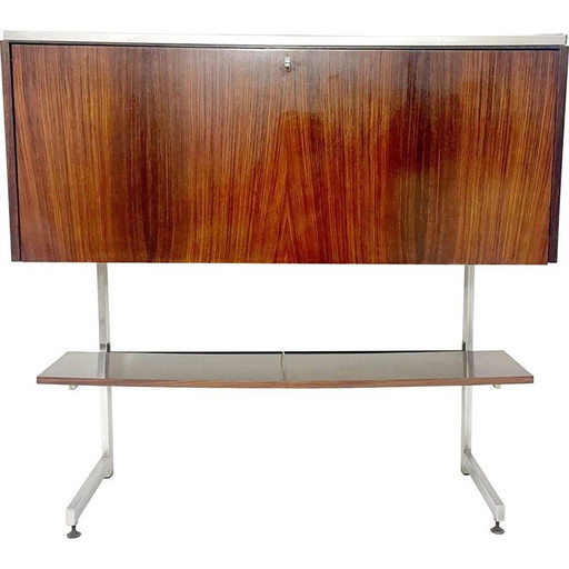 Bar en palissandre du Mid Century, Belgique années 1960