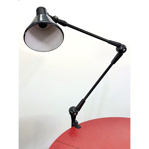 Lampe de bureau vintage en métal par Stilnovo, 1960