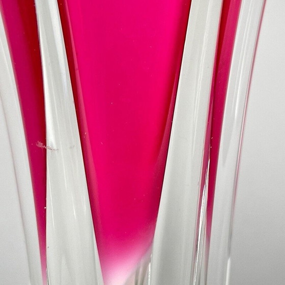 Image 1 of Vase en verre d'art vintage par Josef Hospodka pour Chribska Glassworks, 1960s