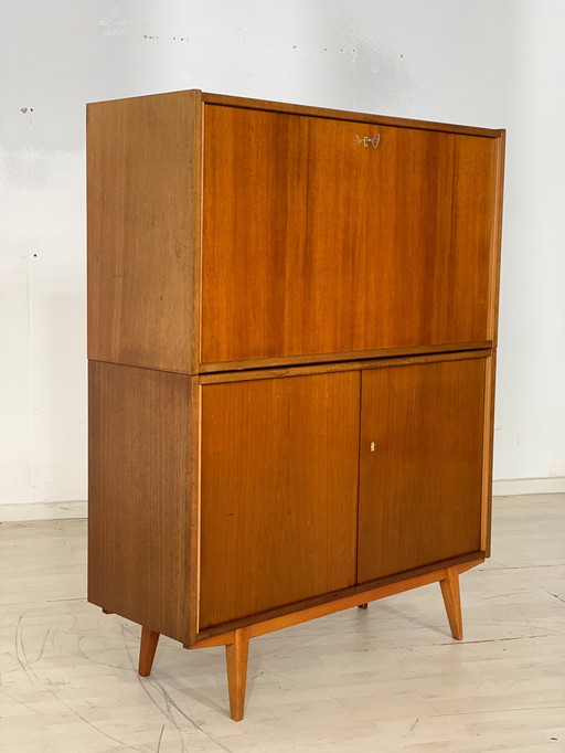 Mid Century secrétaire commode bureau vintage