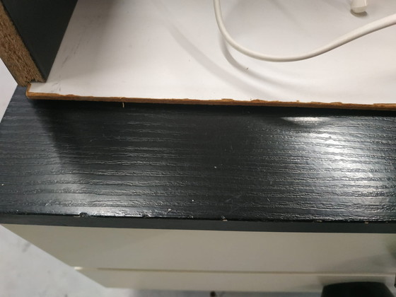 Image 1 of Table de chevet vintage avec éclairage