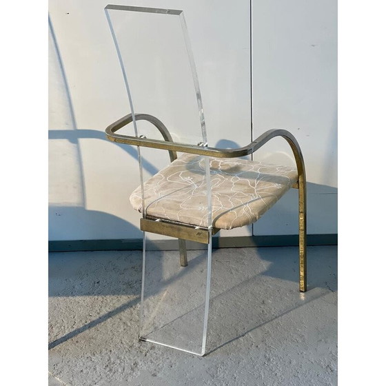 Image 1 of Ensemble de 4 chaises vintage en lucite, 1970
