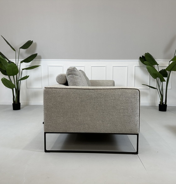 Image 1 of Cor Mell Canapé design Gris 3 places + pouf