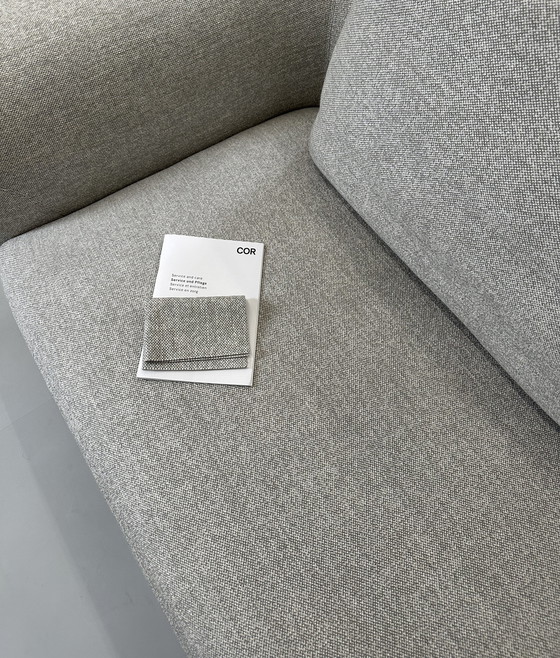 Image 1 of Cor Mell Canapé design Gris 3 places + pouf