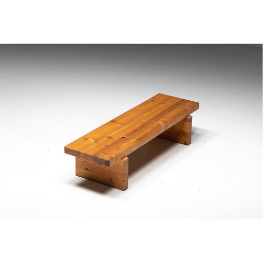Banc vintage en pin "Bamse" par Roland Wilhelmsson pour Karl Andersson et Söner, Suède 1971