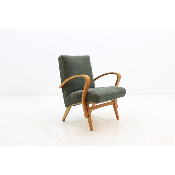 Image 1 of Fauteuil vintage en chêne par Tatra Pravenec, Tchécoslovaquie