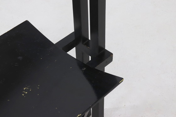 Image 1 of Chaise d'appoint vintage constructiviste à haut dossier