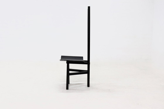 Image 1 of Chaise d'appoint vintage constructiviste à haut dossier