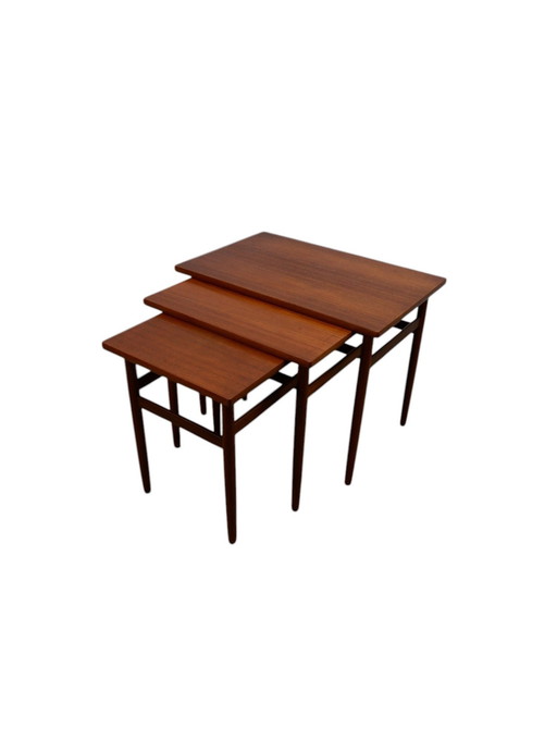 3 tables d'appoint de Omf Belgium, années 1960