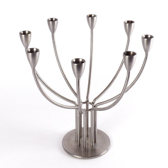 Image 1 of Chandelier design à 8 branches (2 pièces) Designstudio K. & M. Hagberg