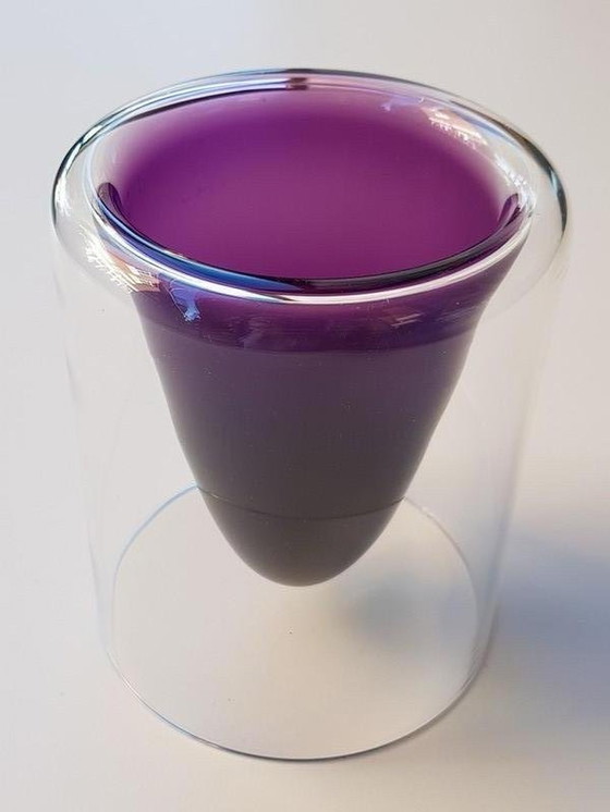 Image 1 of Vase en verre de Tapio Wirkkala pour Rosenthal, 1960S