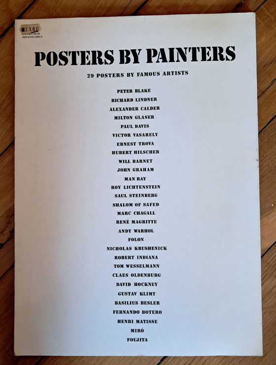 Image 1 of Posters By Painters 29 Posters By Famous Artists Evelyn & Leo Farland Published By H. N. Abrams, New York, 1978