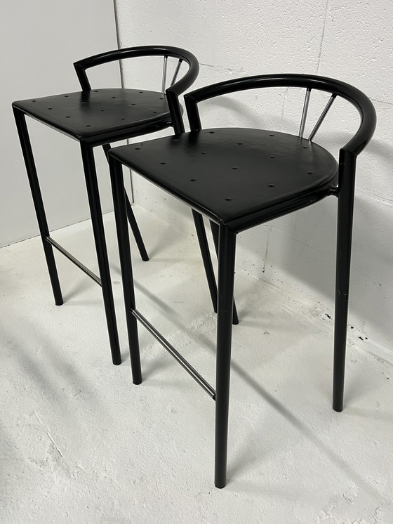 Image 1 of 3X Tabourets de bar postmodernes Bent Krogh, Magnus Olesen