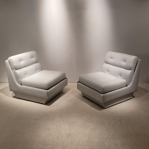 Paire de fauteuils Airborne vintage, France 1970