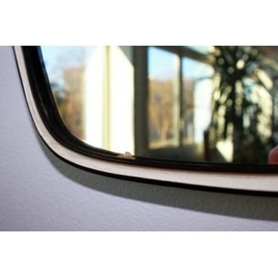 Image 1 of Miroir vintage noir et blanc, 1960