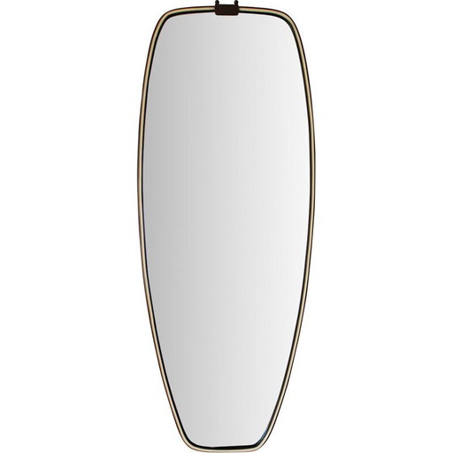 Miroir vintage noir et blanc, 1960