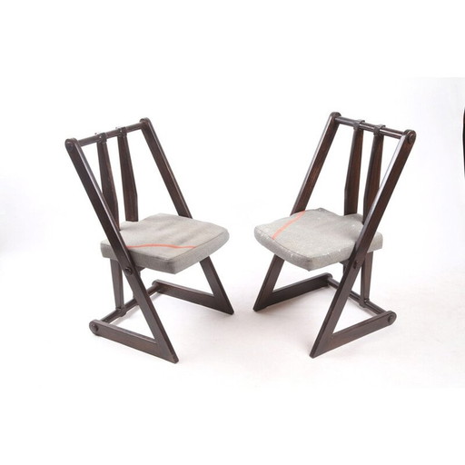Paire de chaises vintage, Tchécoslovaquie 1970