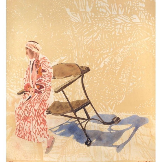 Image 1 of Lithographie originale en vinatge de Sam Szafran Lilette, 2007.