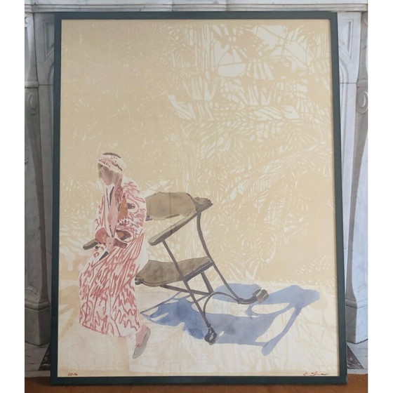 Image 1 of Lithographie originale en vinatge de Sam Szafran Lilette, 2007.