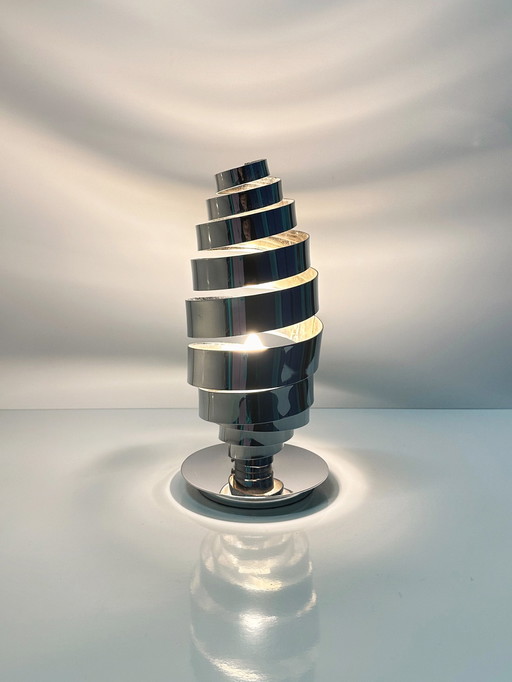 Vintage Space Age Chrome Lampe de table Sputnik Mid Century 60Er 70Er