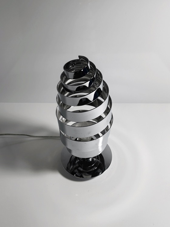 Image 1 of Vintage Space Age Chrome Lampe de table Sputnik Mid Century 60Er 70Er