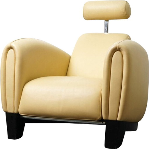 Fauteuil vintage en peau de vache DS-57 par Franz Romero pour De Sede, Suisse