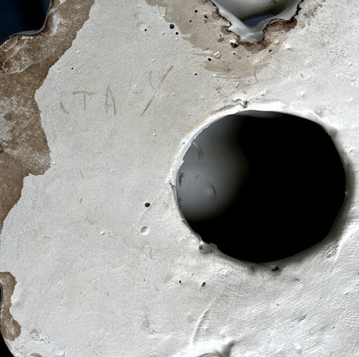 Magnifique Chien En Porcelaine Émaillée