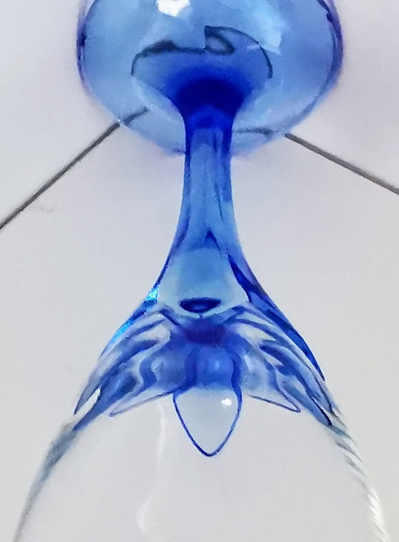 Image 1 of Bormioli Rocco Verres à vin bleu saphir 2X