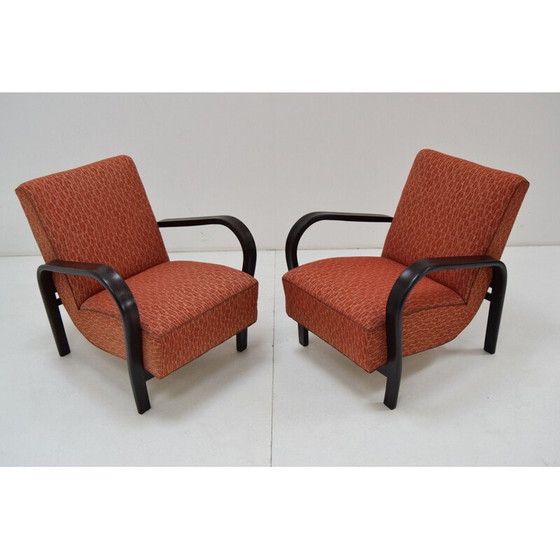 Image 1 of Paire de fauteuils Art Déco par Kropacek et Kozelka,1930
