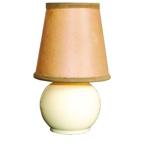Image 1 of Lampe de chevet vintage en céramique émaillée, Allemagne 1980
