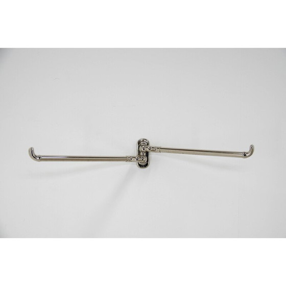 Image 1 of Porte-manteau vintage art déco en nickel, 1920