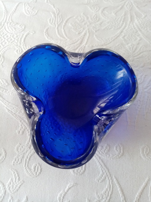 Cendrier/Bols Déco En Verre Bullicante Murano 1970S