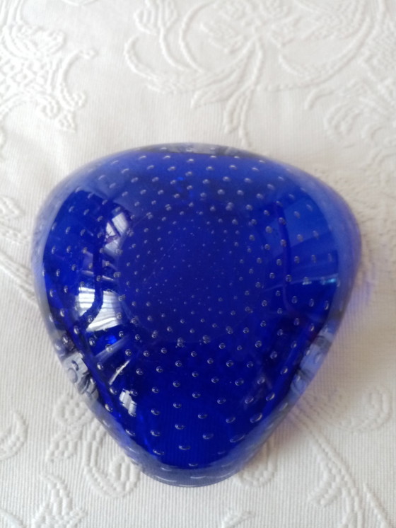 Image 1 of Cendrier/Bols Déco En Verre Bullicante Murano 1970S