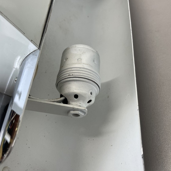 Image 1 of Lot de 2 appliques modernistes Xxl 30Cm Atomic Space Age Chromed, Allemagne 1970S