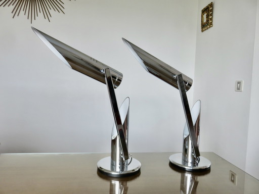 2x Fase Tharsis lampe de table par Luis Perez de la Oliva,