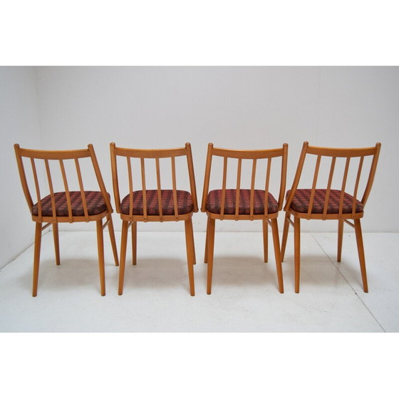 Image 1 of Ensemble de 4 chaises de salle à manger Mid-century By Antonín Šuman 1980
