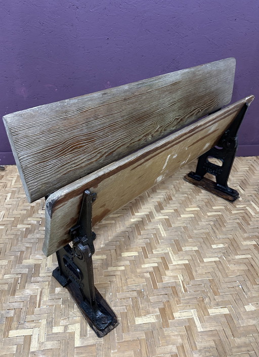 Banc d'école vintage Rothuizen Heelsum