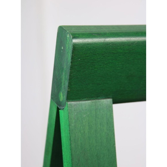 Image 1 of Chaise pliante verte vintage d'Aldo Jacober