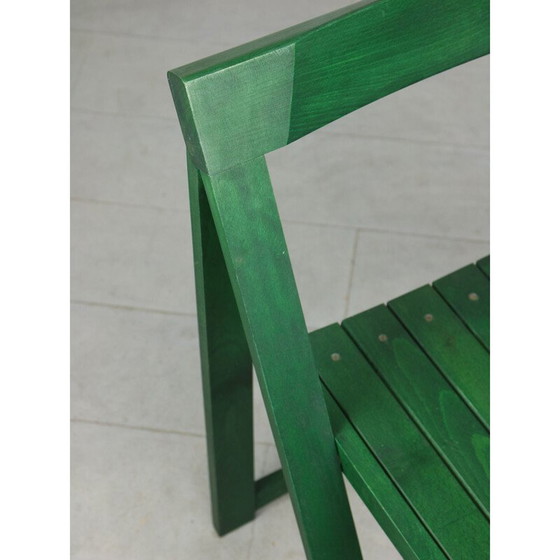 Image 1 of Chaise pliante verte vintage d'Aldo Jacober
