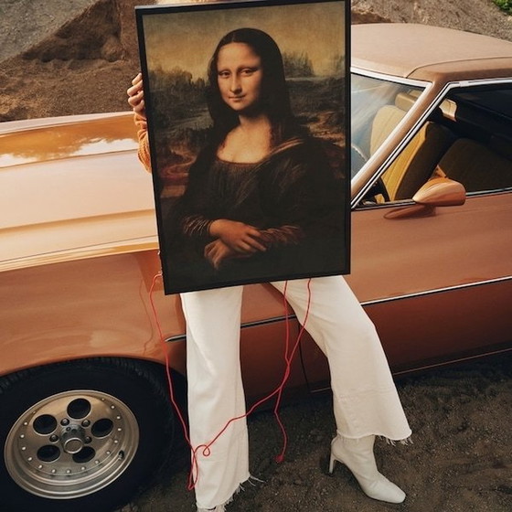 Image 1 of Ikea X Virgil Abloh Décoration murale Mona Lisa