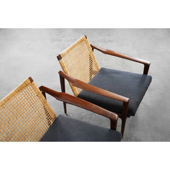 Image 1 of Paire de fauteuils danois vintage en teck par Ib Kofod-Larsen, 1960s