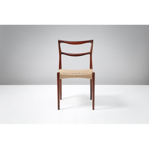 Chaise de salle à manger vintage "223" en bois de rose par Henry W. Klein