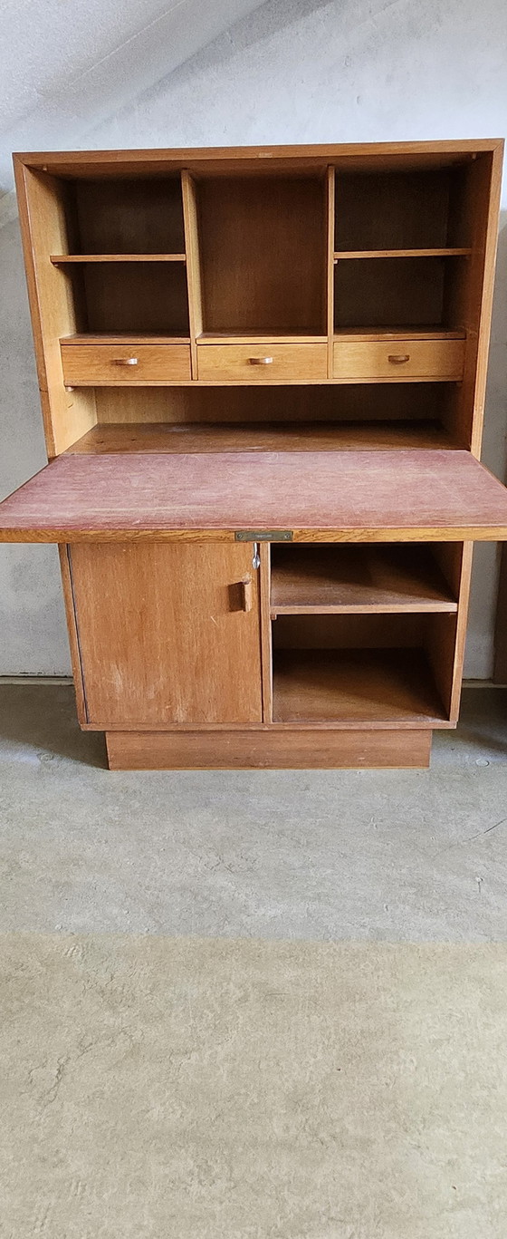 Image 1 of Mid Century Secretaire Kroonenburg Meubelen Amsterdam