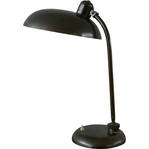 Lampe de table vintage en laiton patiné, Allemagne 1930