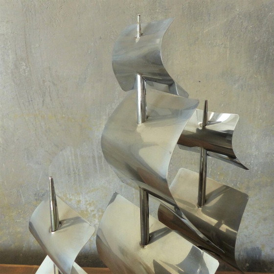 Image 1 of Sculpture de bateau art déco pour décoration, 1930