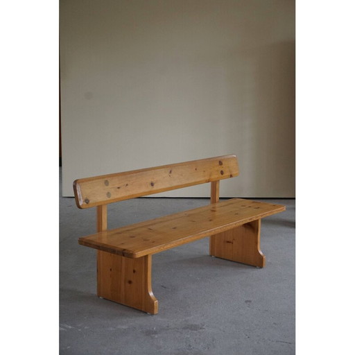 Banc vintage en pin par Carl Malmsten pour Karl Andersson et Söner, Suède 1960s
