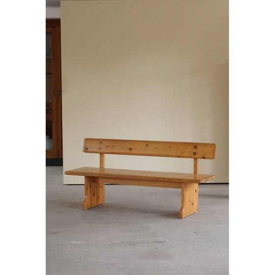 Image 1 of Banc vintage en pin par Carl Malmsten pour Karl Andersson et Söner, Suède 1960s